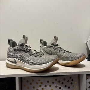 Nike Gray and White Athletic Shoes